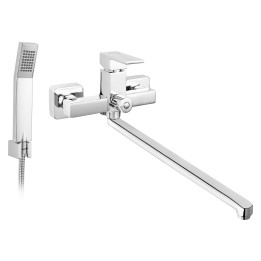 Zicco bateria wannowa z wylewką 350MM z zestawem natryskowym