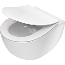 MISKA WC Z DESKĄ BEZKOŁNIERZOWA BIAŁY CDED6ZPW