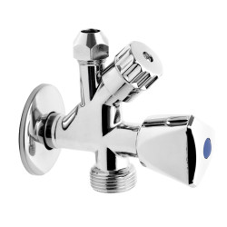 Zawór kątowy kombi 1-2" X 1-2" X 3-4"