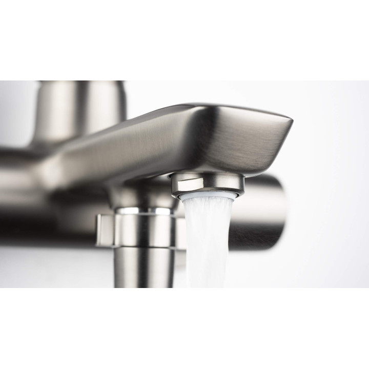 Bateria wannowa ścienna stała titanium Arnika BQA D10N – Deante