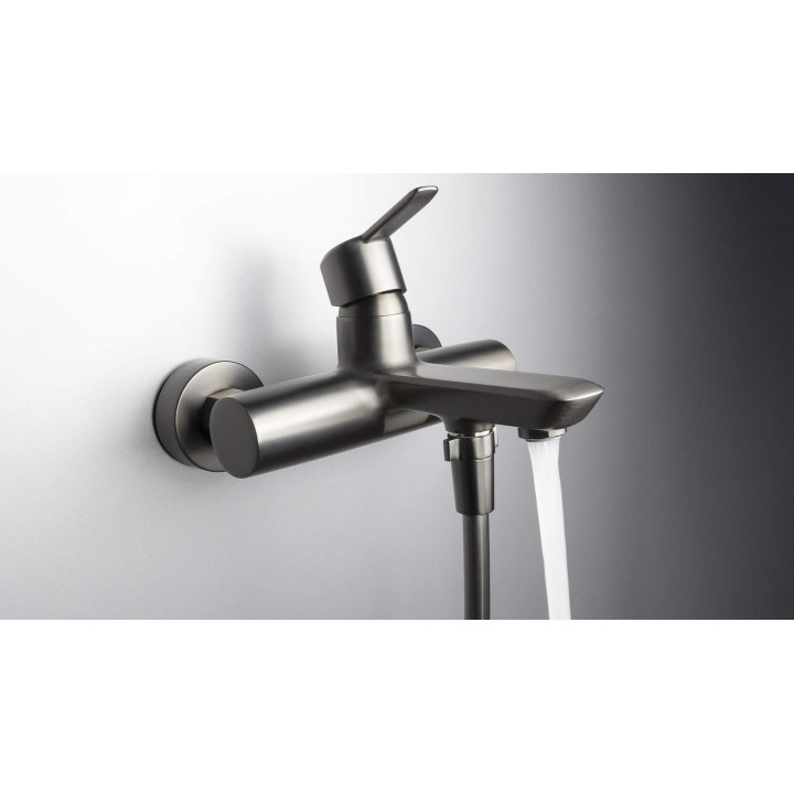 Bateria wannowa ścienna stała titanium Arnika BQA D10N – Deante