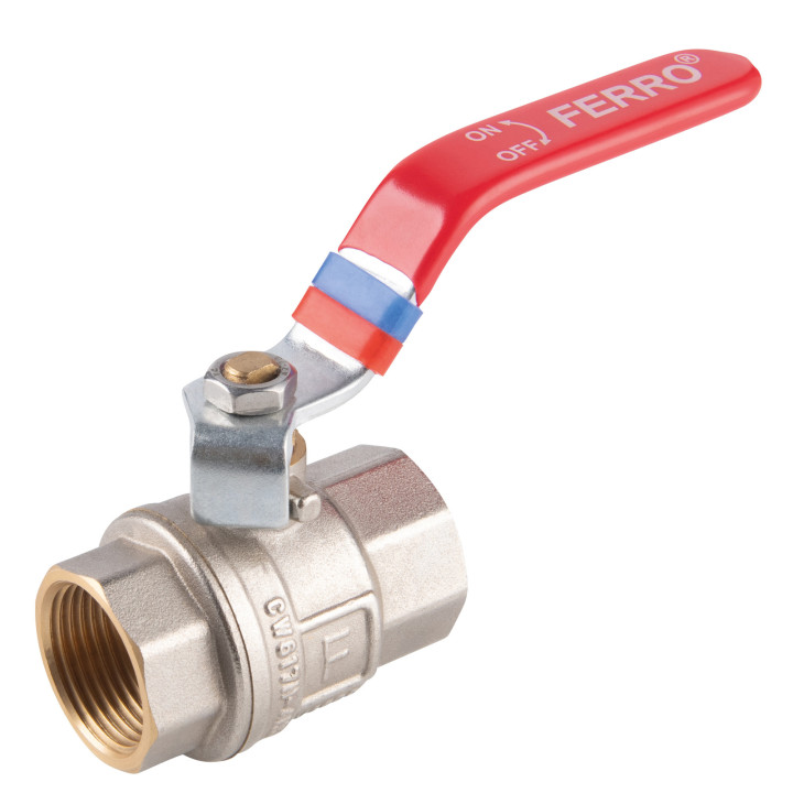 ZAWÓR KULOWY GW-GW Z DŹWIGNIĄ, 4", F-POWER