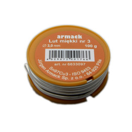 LUT MIĘKKI NR3 S-SN97CU3 ŚR. 3,0MM, SZPULKA 100G