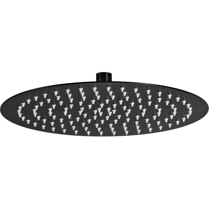Głowica prysznicowa stalowa - 300 mm nero NAC 203K – Deante