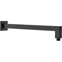 Wylewka prysznicowa ścienna - 375 mm stała nero cascada NAC N46K