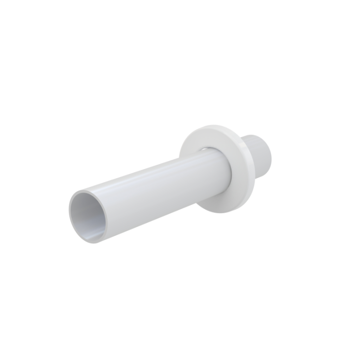 SYFONOWA RURKA PVC Ø40 MM Z ROZETĄ DO UMYWALEK I ZLEWOZMYWAKÓW