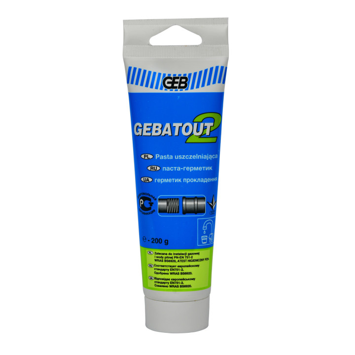 PASTA USZCZELNIAJĄCA GEBATOUT 2 - TUBA 125 ML (200G) WODA C.O. GAZ