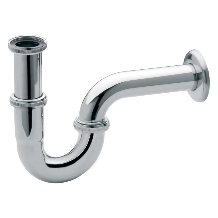 Syfon rurowy 5/4", chrom – Ferro