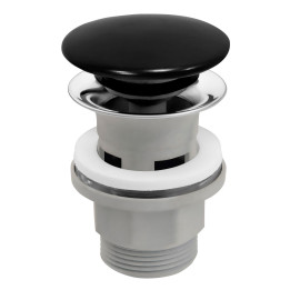 Zawór spustowy z przelewem, click-clack, 5/4", PP, ceramiczny
