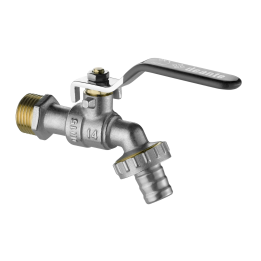 Zawór kulowy czerpalny ogrodowy z adapterami - 1/2" chrom VFA