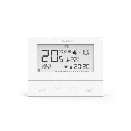 Przewodowy regulator pokojowy dwustanowy (panel przedni ze szkła)