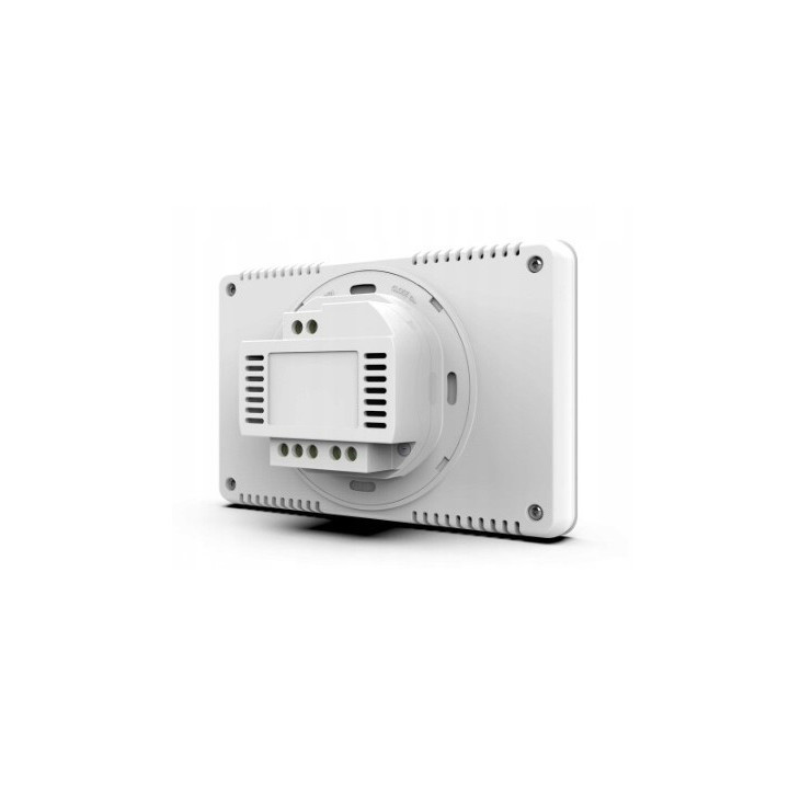PRZEWODOWY REGULATOR POKOJOWY DWUSTANOWY (PANEL PRZEDNI ZE SZKŁA) ST-293 v3 BIAŁY