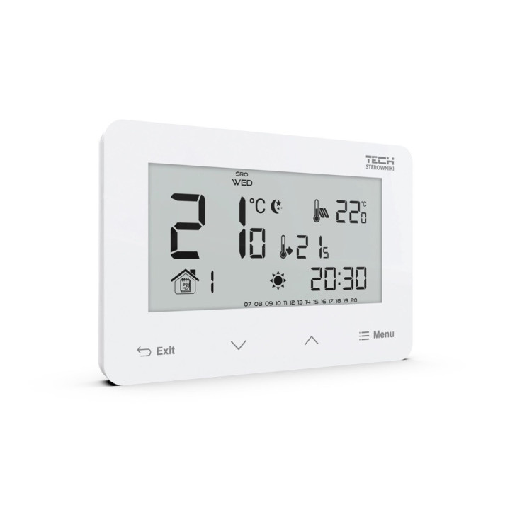 Bezprzewodowy regulator pokojowy dwustanowy (panel przedni ze