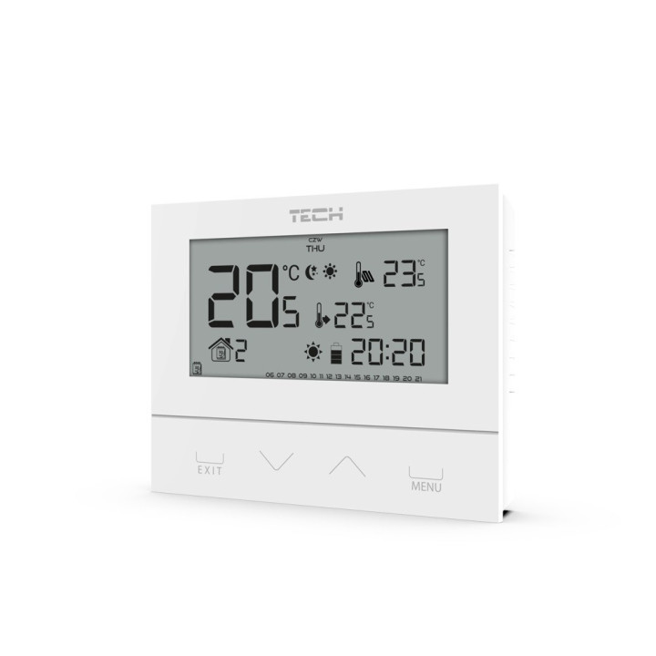 BEZPRZEWODOWY REGULATOR POKOJOWY DWUSTANOWY ST-292 V2 BIAŁY