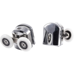 Rolki górne podwójne do szyb 5 mm - FI 23 mm XKCJ1RU04 – Deante
