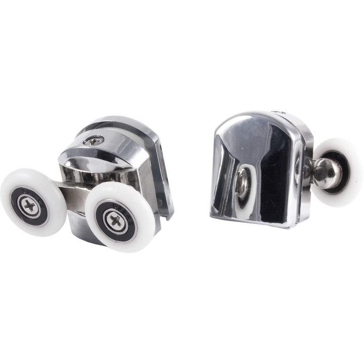 Rolki górne podwójne do szyb 5 mm - FI 23 mm XKCJ1RU04 – Deante