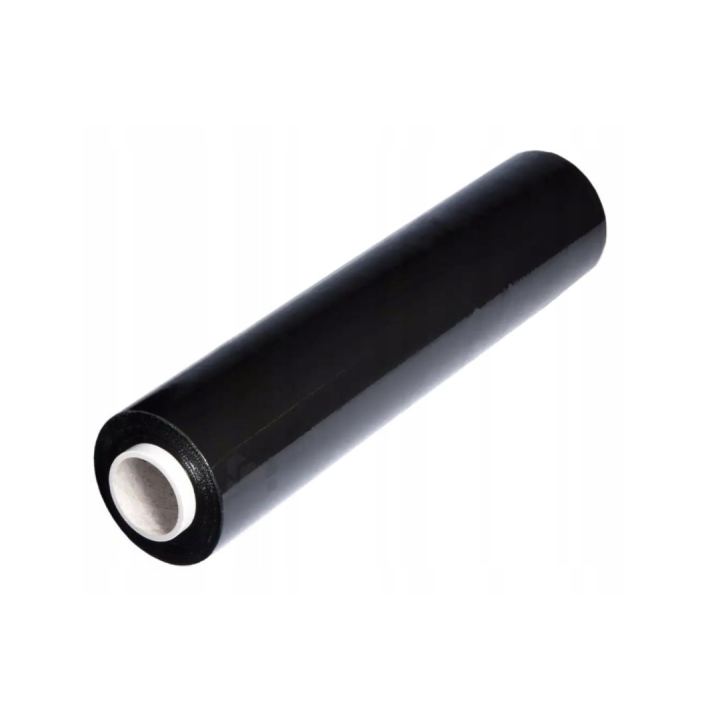 Folia stretch czarna XL 2KG
