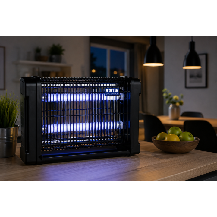 Lampa owadobójcza Noveen IKN12 black 2X6 WAT
