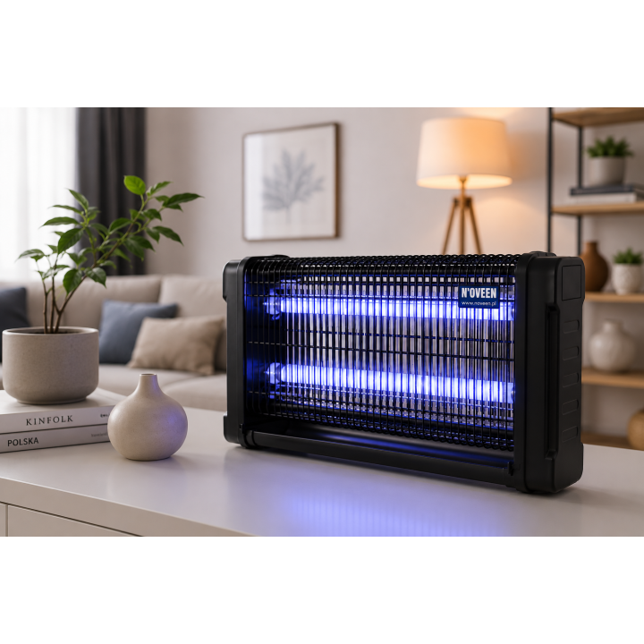 Lampa owadobójcza Noveen IKN20 black 2X10 WAT