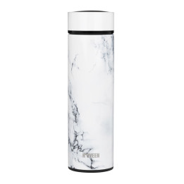 BUTELKA TERMICZNA LED NOVEEN TB2319 MARBLE 450 ML