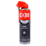 CX80 SMAR GRAFITOWY 500ML SPRAY PRZECIWZATARCIOWY PREMIUM TECH 600°C