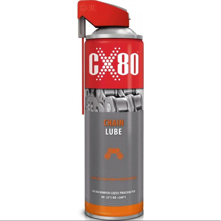CX80 smar do łańcuchów przemysłowych 500ML DUO spray - synthetic