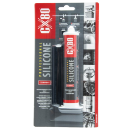 CX80 SILIKON PROFESSIONAL 80ML STRZYKAWKA USZCZELNIACZ WYSOKOTEMPERATUROWY