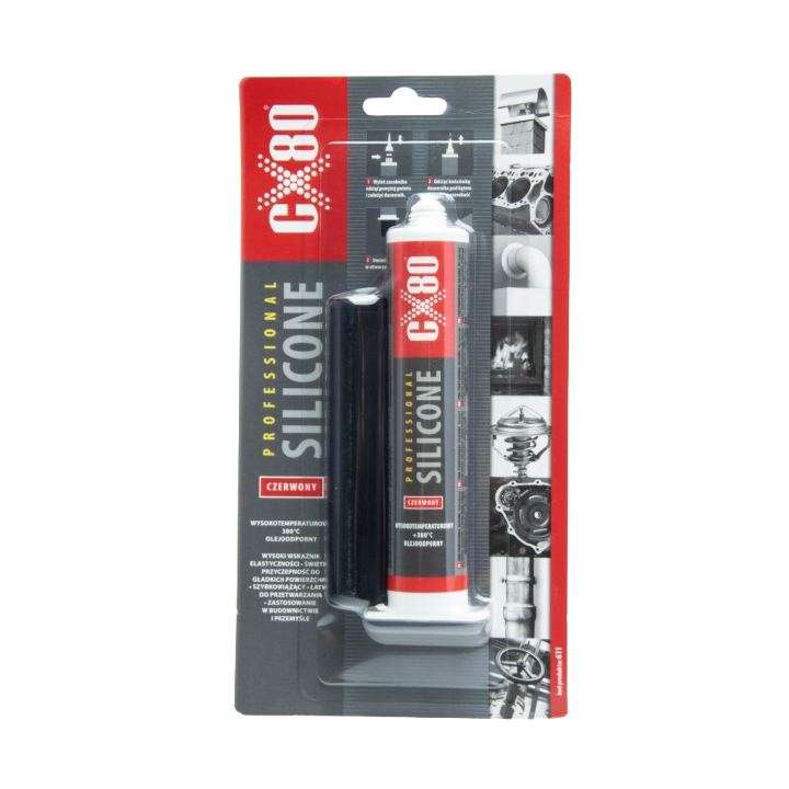 CX80 silikon professional 80ML strzykawka uszczelniacz