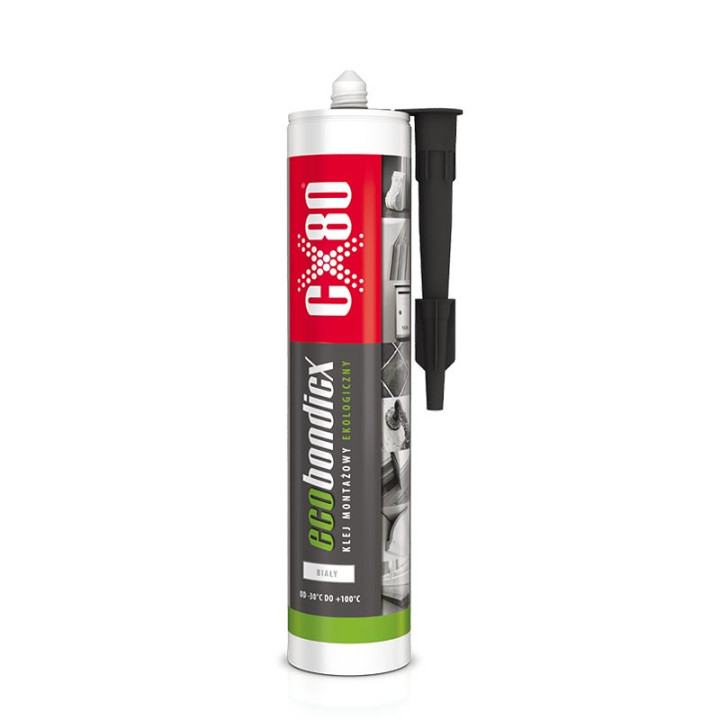 CX80 ecobondicx 300ML klej montażowy ekologiczny biały super