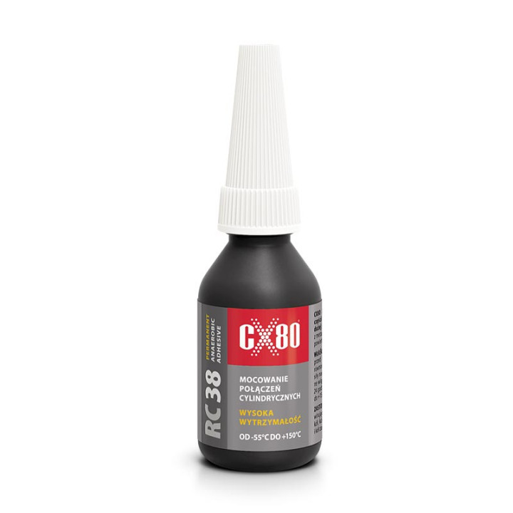 CX80 RC38 klej anaerobowy 10ML zielony - montaż łożysk/p