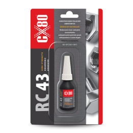 CX80 RC43 10ML blister nieb. klej anaerobowy do gwintów