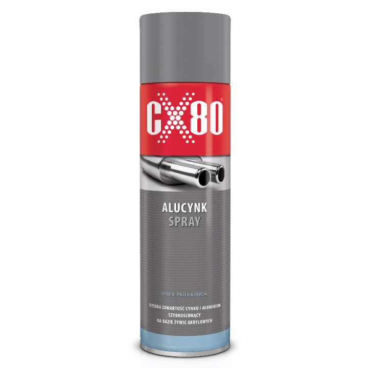 CX80 ALU cynk - spray zabezpieczenie przed korozja puszka 500ML