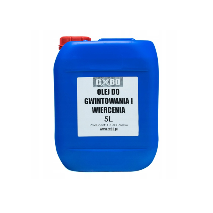 CX80 olej do gwintowania i nawiercania 5L - profesjonalny środek