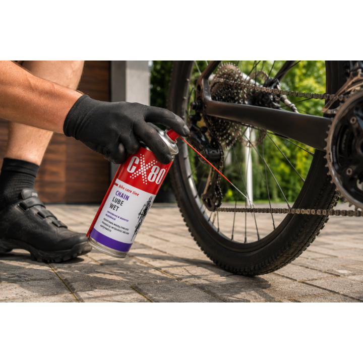 CX80 bike chain lube WET 150ML - mokry smar - wydajność i ochrona