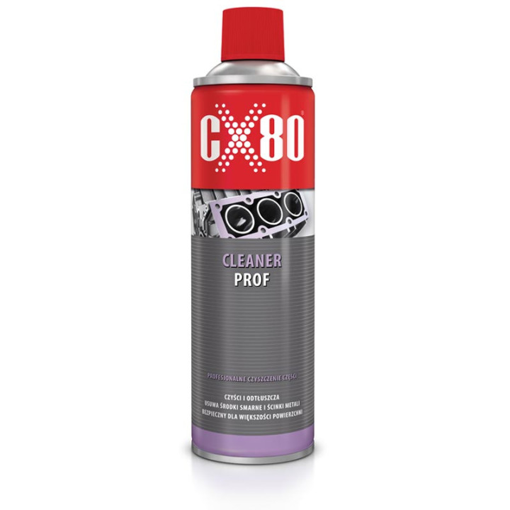 CX80 CLEANER PROF 500ML - PROFESJONALNY ŚRODEK DO ODTŁUSZCZANIA POWIERZCHNI