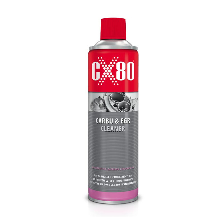CX80 cleaner carbu+ EGR 500ML - środek do czyszczenia układów
