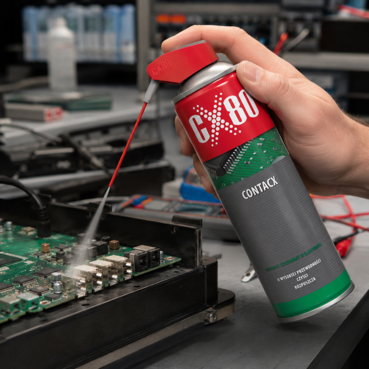 CX80 contacx 500ML DUO spray - czyszczenie elektroniki PRO