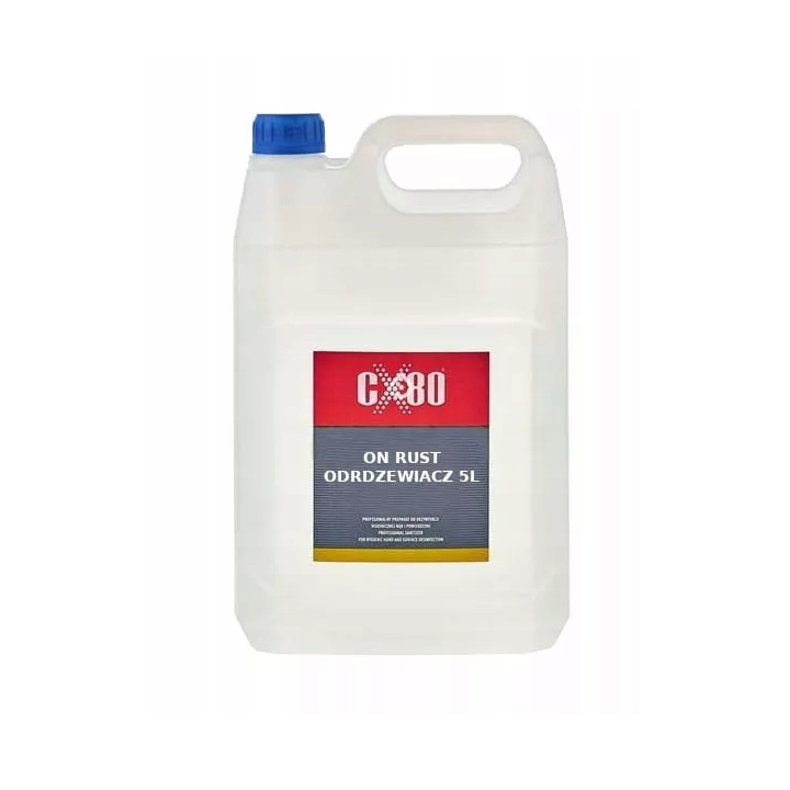 CX80 - ON RUST ODRDZEWIACZ 5L - PROFESJONALNA OCHRONA METALU ANTYKOROZYJNA