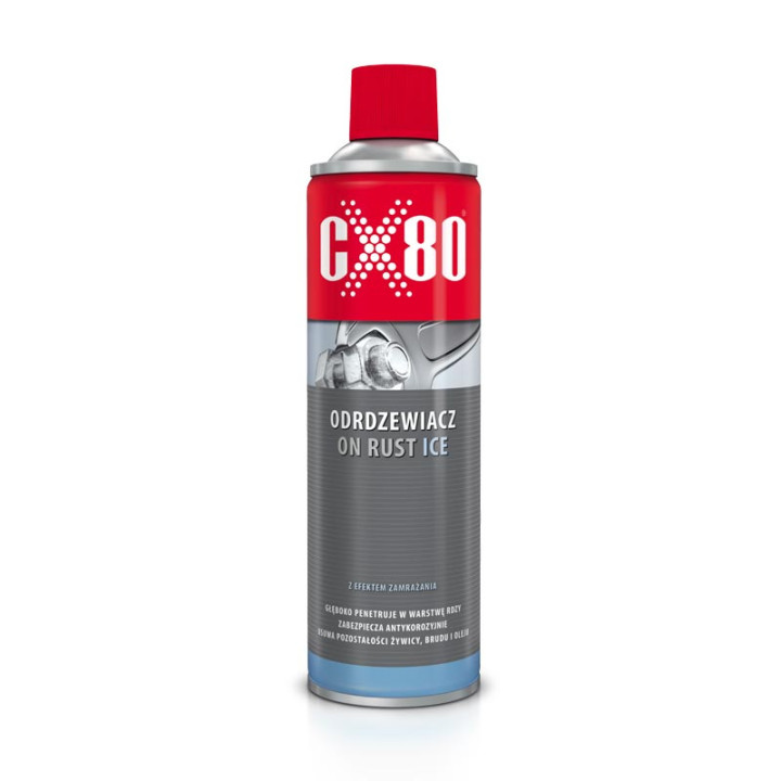 CX80 ON rust ICE 500ML - odrdzewiacz z efektem zamrażania