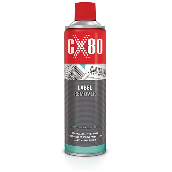 CX80 label remover 500ML - preparat do usuwania etykiet - środek