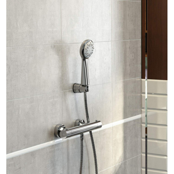 Bateria prysznicowa termostatyczna - okrągła chrom BCB 04BT