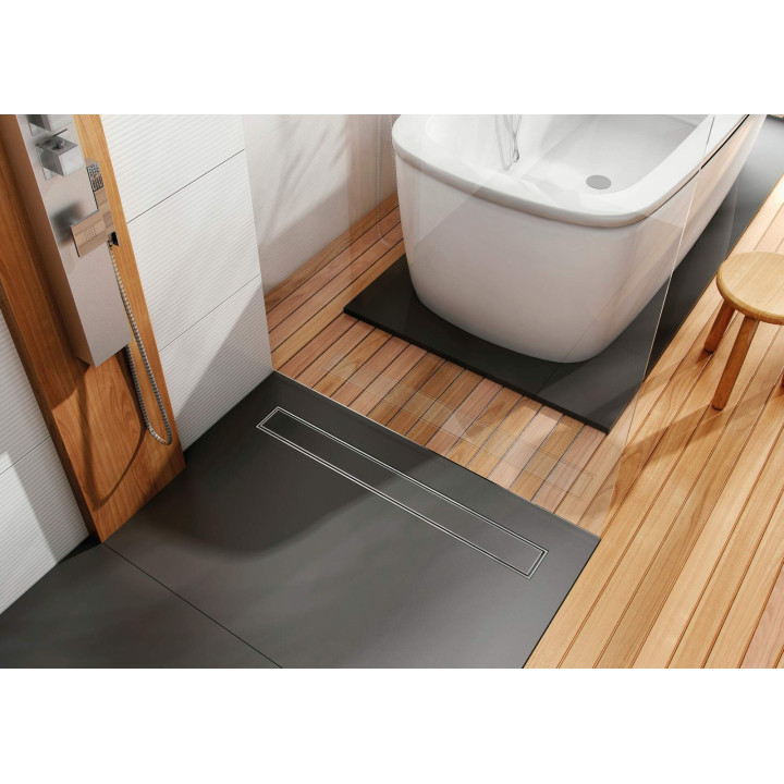 Odpływ liniowy podłogowy 100 cm - ruszt pod płytki