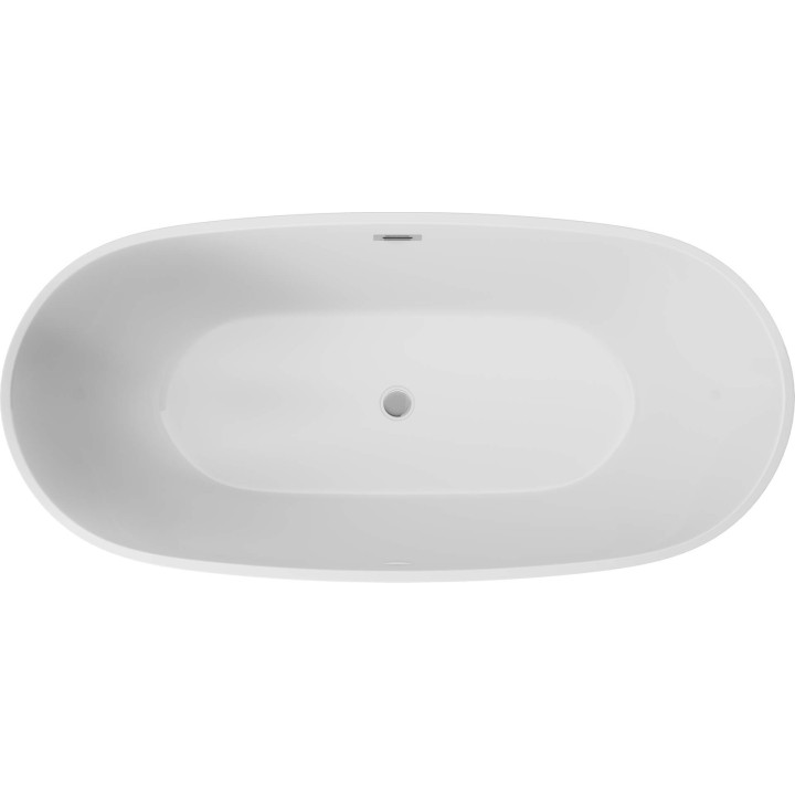 Wanna akrylowa wolnostojąca owalna - 170 cm biały KDU 017W