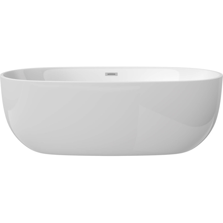 Wanna akrylowa wolnostojąca owalna - 170 cm biały KDU 017W