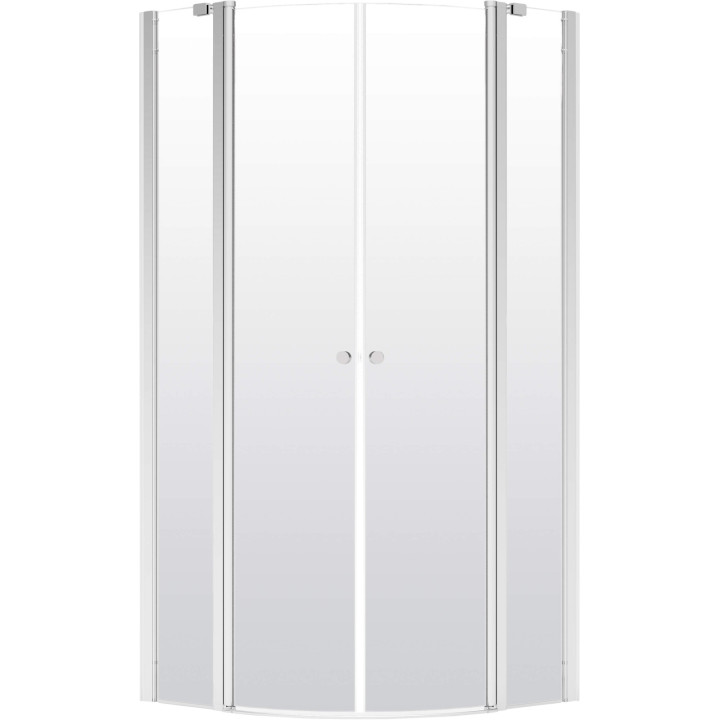 Kabina prysznicowa półokrągła 80x80 cm chrom KGA 052P – Deante