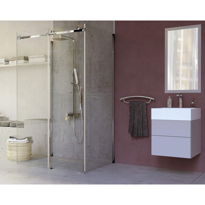 Ścianka prysznicowa boczna 80 cm chrom KQH 032S – Deante