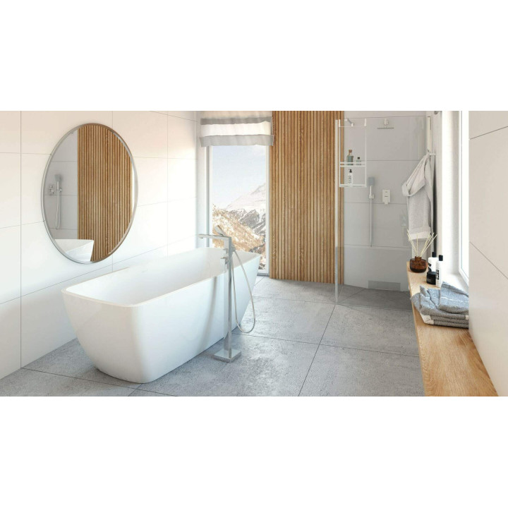 Ścianka prysznicowa / walk-in systemu Kerria Plus 100 cm chrom