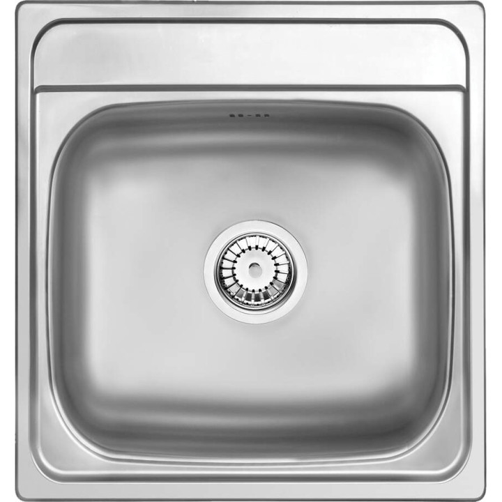 Zlewozmywak stalowy 1-komorowy dekor stal ZHM 3100 – Deante
