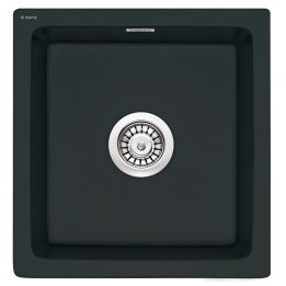 Zlewozmywak ceramiczny 1-komorowy nero stal ZCB N103 – Deante