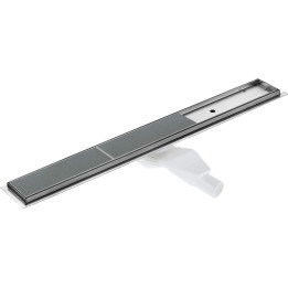 Odpływ liniowy podłogowy 60 cm - Odwracalny stal szczotkowana KOS 006D